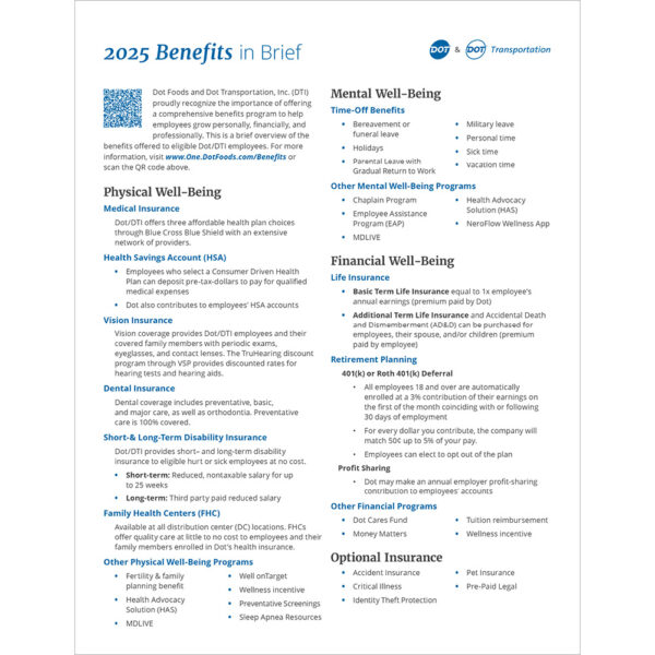 Flyer | Benefits-in-Brief Guide
