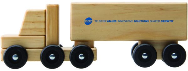 Wooden Semi Truck
