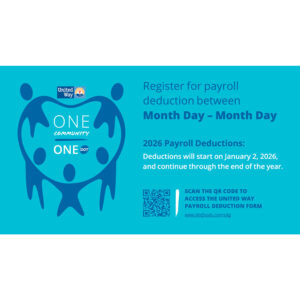 Monitor Slides | United Way Campaign Template