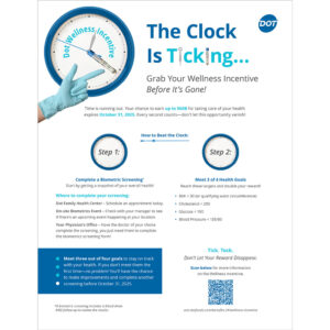 Flyer | Wellness Incentive Quarterly