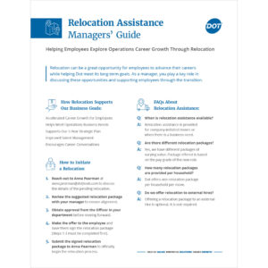Flyer | Relocation Assistance Managers' Guide