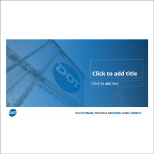 PowerPoint Template | General Sales Version 1