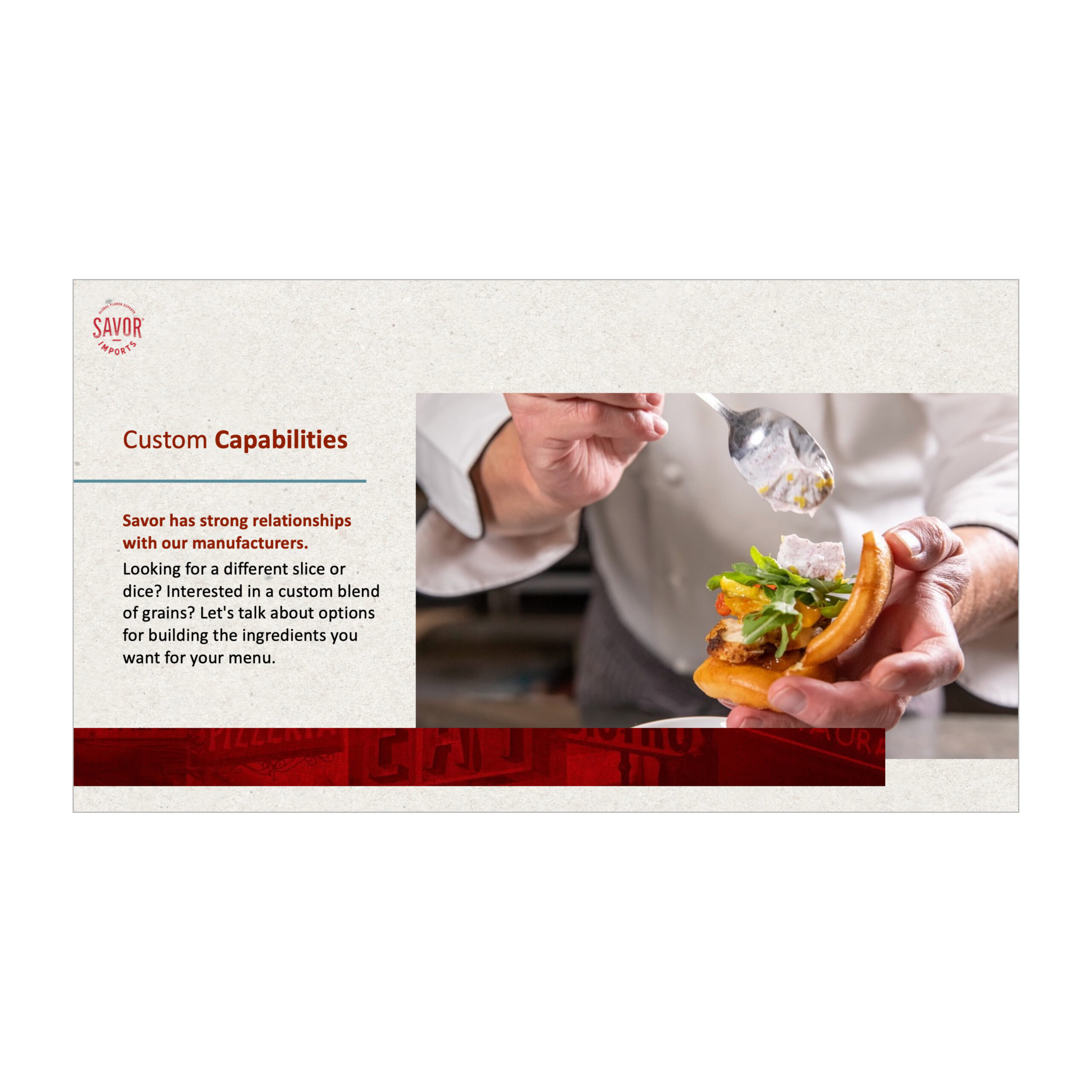 PowerPoint Template |Savor Imports Sales Presentation - Image 5