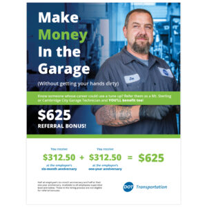 Flyer | Garage Technician Referral